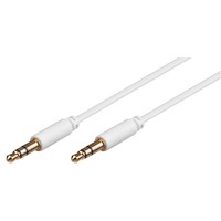3,5 mm Klinke-Verbindungskabel, vergoldet<br>Klinke 3,5 mm Stecker (3-Pin, stereo) > Klinke 3,5 mm Stecker (3-Pin, stereo) 1M