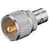 BNC-Kupplung > UHF-Stecker<br>mit Goldkontakten