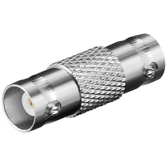 BNC-Buchse > BNC-Buchse<br>mit Goldkontakten, 50 Ohm