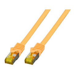 RJ45 Patchkabel S/FTP, LSZH1,5m gelb, Cat.7   1.5M