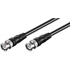 Video Verbindungskabel BNC (RG59), zweifach geschirmt<br>BNC-Stecker > BNC-Stecker 1M