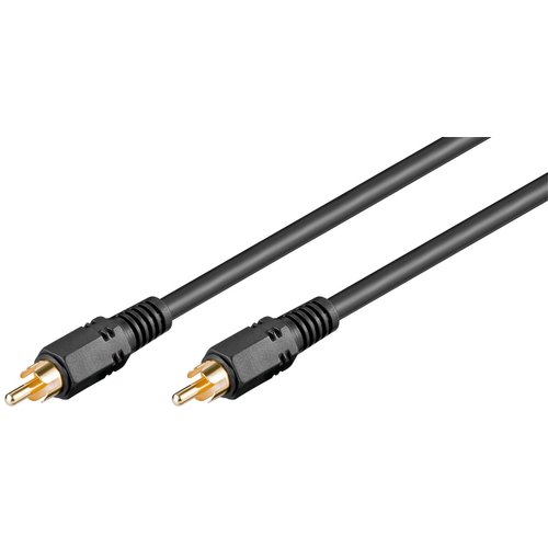 Koaxial Digital Audio Verbindungskabel, Cinch S/PDIF, zweifach geschirmt<br>Cinch-Stecker > Cinch-Stecker 5M