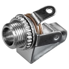 Klinkeneinbaubuchse - 3,5 mm - mono<br>offene Bauart mit Schaltkontakt