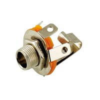 Klinkeneinbaubuchse - 6,35 mm - mono<br>offene Bauart