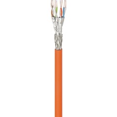 CAT 7A Netzwerkkabel, S/FTP (PiMF), Orange 250 Meter