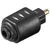 Toslink Digital Audio Adapter, mini Toslink zu Toslink<br>3,5 mm mini Toslink-Kupplung > Toslink-Stecker