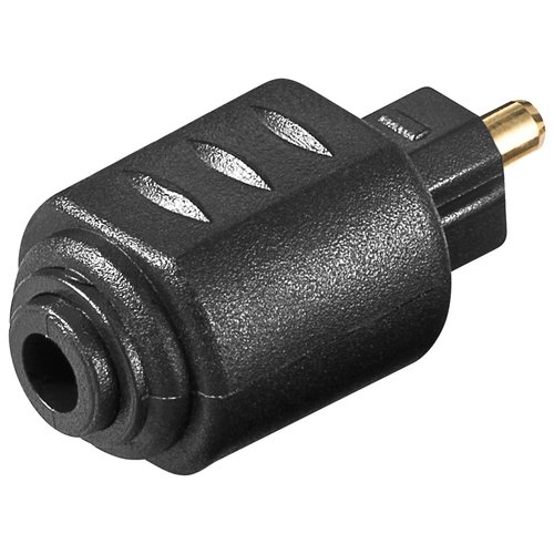 Toslink Digital Audio Adapter, mini Toslink zu Toslink<br>3,5 mm mini Toslink-Kupplung > Toslink-Stecker