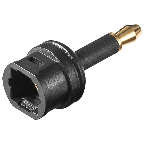 Toslink Digital Audio Adapter, Toslink zu mini Toslink<br>3,5 mm mini Toslink-Stecker > Toslink-Kupplung