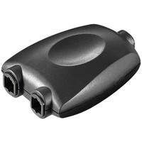 Toslink Digital Audio Splitter 1 zu 2, Schwarz<br>Toslink-Kupplung > 2x Toslink-Kupplung
