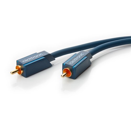 Clicktronic Audio/Video-Kabel<br>Cinch-Koaxialkabel für dynamischen Audioklang 10m