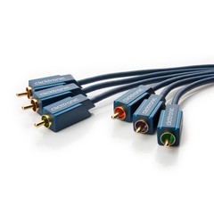 Clicktronic YUV Komponentenkabel<br>Cinch-Kabel für die RGB-Bildübertragung 10m