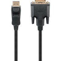 DisplayPort/DVI-D Adapterkabel 1.2<br>DisplayPort-Stecker > DVI-D-Stecker Dual-Link (24+1 pin) 2m