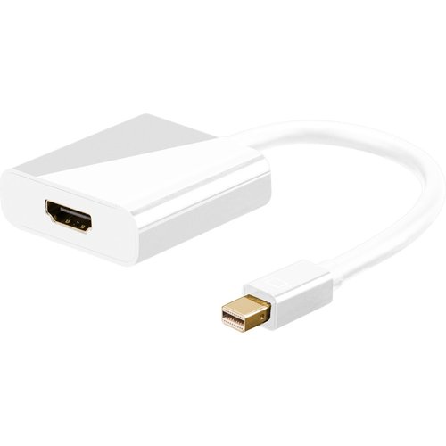 Mini DisplayPort/HDMI™ Adapterkabel 1.2, vergoldet<br>Mini DisplayPort-Stecker > HDMI™-Buchse (Typ A) 0.1m