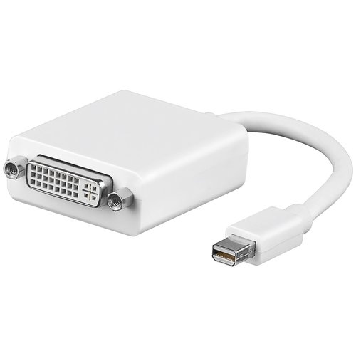 Mini DisplayPort/DVI-D Adapterkabel 1.1<br>Mini DisplayPort-Stecker > DVI-I-Buchse Dual-Link (24+5 pin) 0.1m