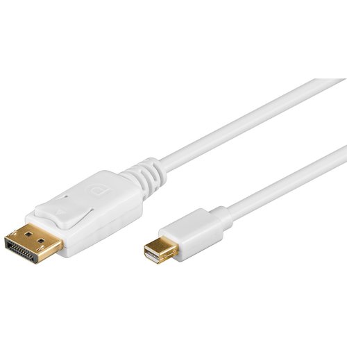 Mini DisplayPort Adapterkabel 1.2, vergoldet<br>Mini DisplayPort-Stecker > DisplayPort-Stecker 1m