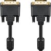 DVI-D Full HD Kabel Dual Link, vergoldet<br>DVI-D-Stecker Dual-Link (24+1 pin) > DVI-D-Stecker Dual-Link (24+1 pin) 1.8m