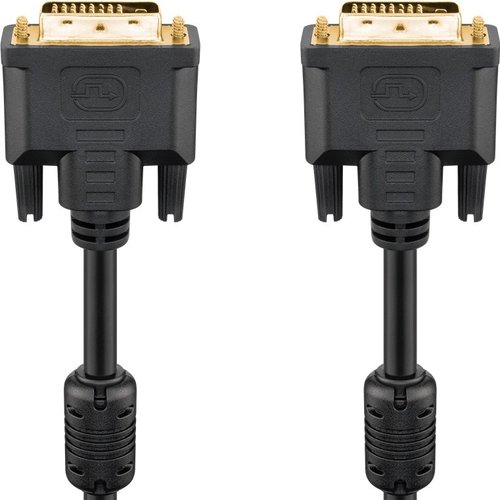 DVI-D Full HD Kabel Dual Link, vergoldet<br>DVI-D-Stecker Dual-Link (24+1 pin) > DVI-D-Stecker Dual-Link (24+1 pin) 15m