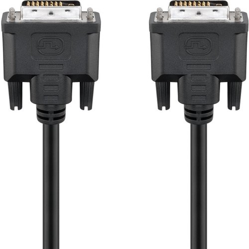 DVI-D Full HD Kabel Dual Link, vergoldet<br>DVI-D-Stecker Dual-Link (24+1 pin) > DVI-D-Stecker Dual-Link (24+1 pin) 0.5m