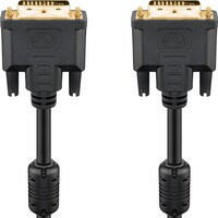 DVI-D Full HD Kabel Dual Link, vergoldet<br>DVI-D-Stecker Dual-Link (24+1 pin) > DVI-D-Stecker Dual-Link (24+1 pin) 2m