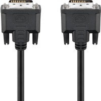 DVI-D Full HD Kabel Dual Link, vergoldet<br>DVI-D-Stecker Dual-Link (24+1 pin) > DVI-D-Stecker Dual-Link (24+1 pin) 3m