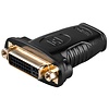 HDMI™/DVI-I Adapter, vergoldet<br>HDMI™-Buchse (Typ A) > DVI-I-Buchse Dual-Link (24+5 pin)
