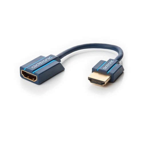 Clicktronic HDMI™ Flexadapter<br>kompakter Adapter für schmale TV-Wandabstände und enge Ecken