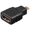 HDMI™ Adapter, vergoldet<br>HDMI™-Buchse (Typ A) > HDMI™ Micro-Stecker (Typ D)