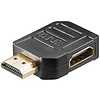 HDMI™-Adapter, vergoldet<br>HDMI™-Buchse (Typ A) > HDMI™-Stecker (Typ A) 270°