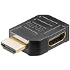 HDMI™ Adapter, vergoldet<br>HDMI™-Buchse (Typ A) > HDMI™-Stecker (Typ A) 90°
