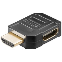 HDMI™ Adapter, vergoldet<br>HDMI™-Buchse (Typ A) > HDMI™-Stecker (Typ A) 90°