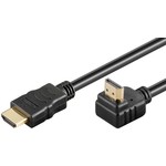 High Speed HDMI™ Kabel mit Ethernet, vergoldet<br>HDMI™-Stecker (Typ A) > HDMI™-Stecker (Typ A) 90° 5m