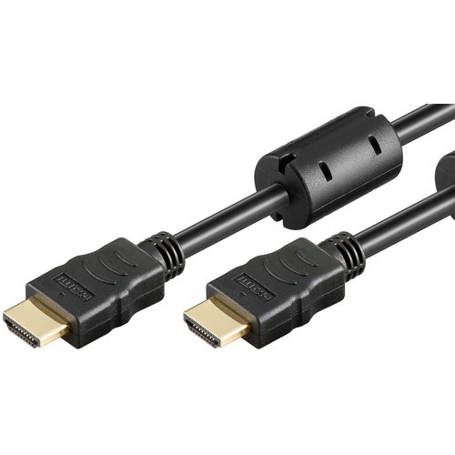 Standard HDMI™ Kabel mit Ethernet, vergoldet<br>HDMI™-Stecker (Typ A) > HDMI™-Stecker (Typ A) 10m