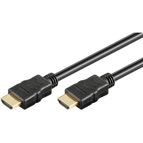 High Speed HDMI™ Kabel, vergoldet<br>HDMI™-Stecker (Typ A) > HDMI™-Stecker (Typ A) 1m