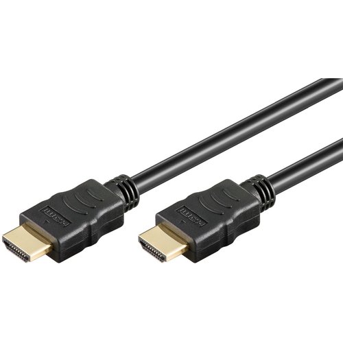 High Speed HDMI™ Kabel mit Ethernet, vergoldet<br>HDMI™-Stecker (Typ A) > HDMI™-Stecker (Typ A) 1.5m