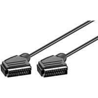 Scart Verbindungskabel, vernickelt, ø 7 mm<br>Scartstecker (21-Pin) > Scartstecker (21-Pin) 0.6M