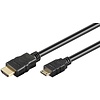 High Speed HDMI™ Kabel mit Ethernet, vergoldet<br>HDMI™-Stecker (Typ A) > HDMI™ Mini-Stecker (Typ C) 5m