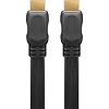High Speed HDMI™ Flachkabel mit Ethernet, vergoldet<br>HDMI™-Stecker (Typ A) > HDMI™-Stecker (Typ A) 5m