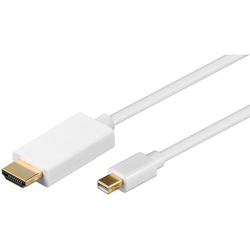 Mini DisplayPort/HDMI™ Adapterkabel 1.2, vergoldet<br>Mini DisplayPort-Stecker > HDMI™-Stecker (Typ A) 2m
