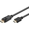 DisplayPort auf HDMI™ Adapterkabel 1.2<br>DisplayPort-Stecker > HDMI™-Stecker (Typ A) 2m