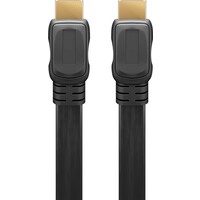 High Speed HDMI™ Flachkabel mit Ethernet, vergoldet<br>HDMI™-Stecker (Typ A) > HDMI™-Stecker (Typ A) 2m
