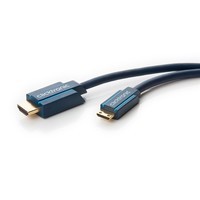 Clicktronic Mini-HDMI™ Adapterkabel mit Ethernet<br>Hochgeschwindigkeits-Adapter von HDMI™ auf Mini-HDMI™ 2m