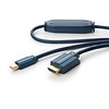Clicktronic Mini DisplayPort/HDMI™ Adapterkabel 1.2, Gold (24 kt)<br>Hochgeschwindigkeits-Adapter von Mini DisplayPort auf HDMI™ 5m