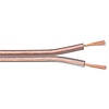 Lautsprecherkabel transparent CCA<br>10 m Rolle, Querschnitt 2 x 2,5 mm²