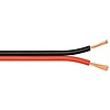Lautsprecherkabel rot/schwarz CU<br>50 m Rolle, Querschnitt 2 x 1,5 mm² 50m
