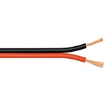 Lautsprecherkabel rot/schwarz CCA<br>100 m Spule, Querschnitt 2 x 2,5 mm² 100m