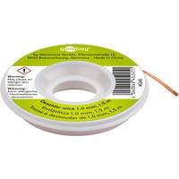 Entlötlitze 1 mm zur Entfernung von Lötzinn an Lötstellen 1,5 m