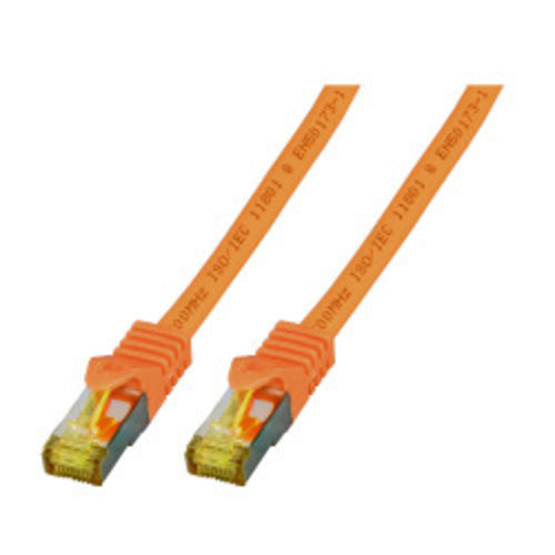 RJ45 Patchkabel S/FTP, LSZH1,5m orange, Cat.7    1.5M