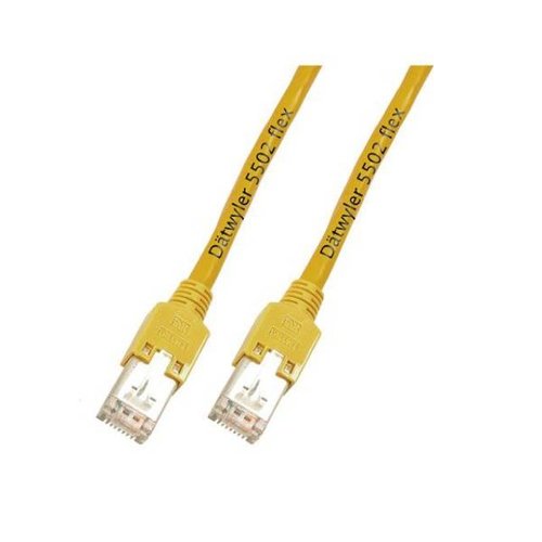 RJ45 Patchkabel HRS TM11 S/UTP Dätwyler UNINET4P 0,5m gelb