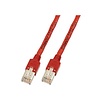 RJ45 Patchkabel HRS TM11 S/UTP Dätwyler UNINET4P 0,5m rot
