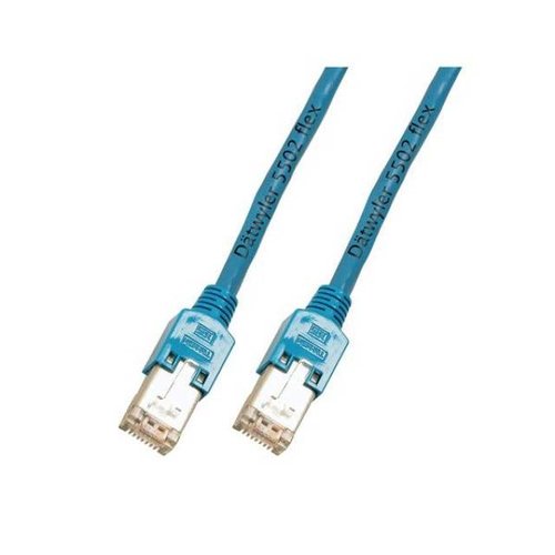 RJ45 Patchkabel HRS TM11 S/UTP Dätwyler UNINET4P 0,5m blau